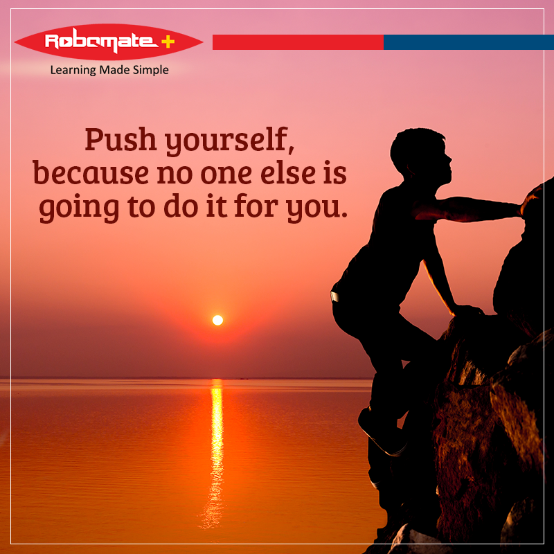 Robomateplus's tweet photo. Motivate yourself at every step of the way.
#Robomate #Motivation #LearningMadeSimple #VideoModule #Curriculum #DigitalLearning #ConceptClarity #DigitalBooks #Quotes #QOTD https://t.co/Z2UrvQUtef