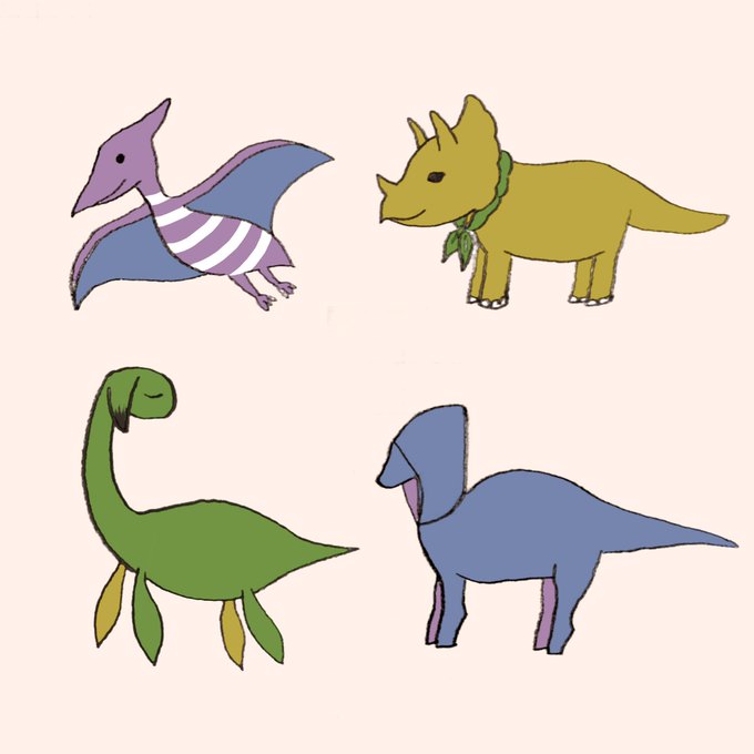 恐竜 高画質 のtwitterイラスト検索結果