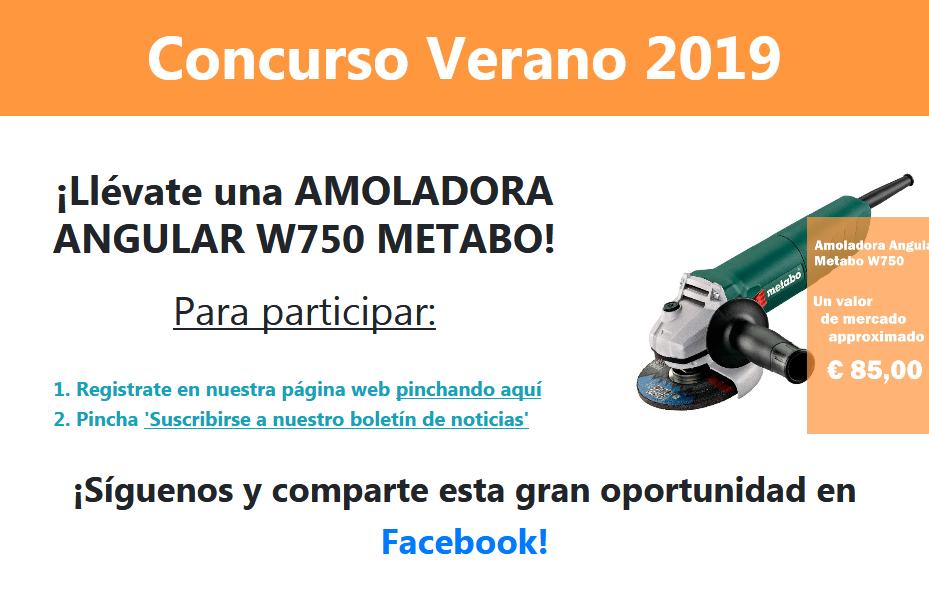 #FelizViernes 🌞 y que mejor que empezar con un concurso en donde te puedes llevar una Amoladora Angular METABO W750 🤩

🔗 Entra a zimatools.com/content/25-con… y participa ya!

Somos una tienda online de Suministros Industriales donde creemos que hay una manera diferente de comprar!