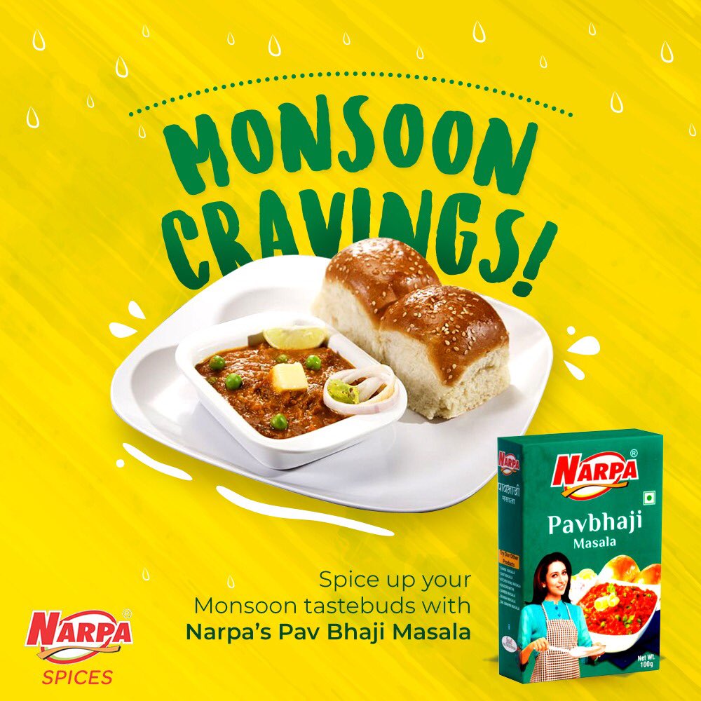 NarpaMasala's tweet photo. Spice up your #tastebuds with our #pavbhaji #masala. #monsoon #craving #cheatday #friday #tryitoday #narpa #narpamasala #spices #delicious https://t.co/9utHskvBNK