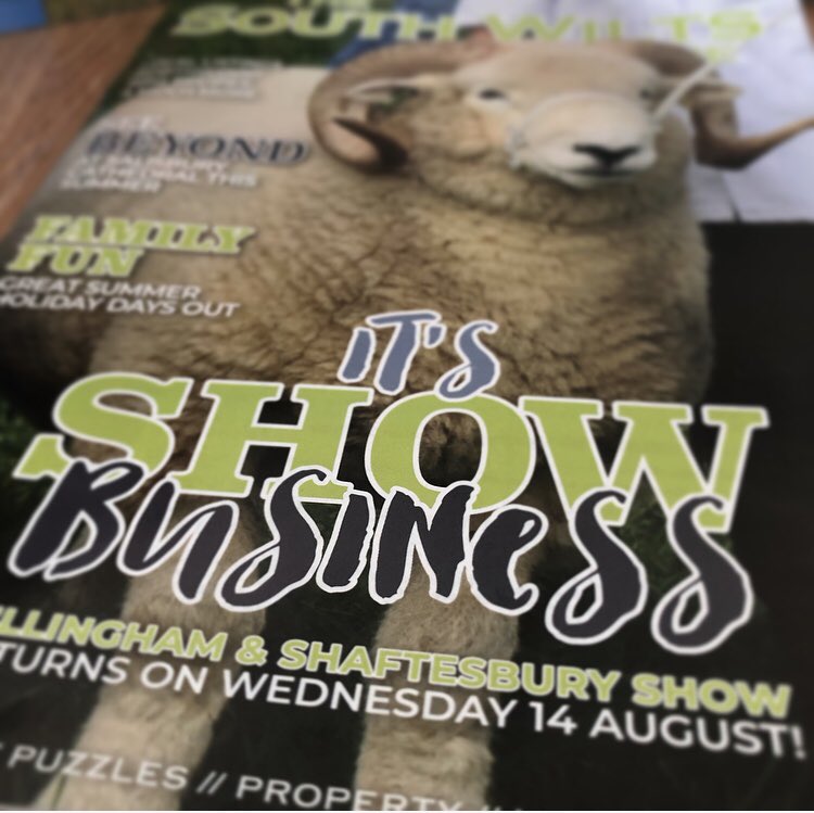 GandS_Show's tweet image. You can’t miss us on the front cover of this months South Wilts Magazine! 🐏😍 

@wiredpublishing