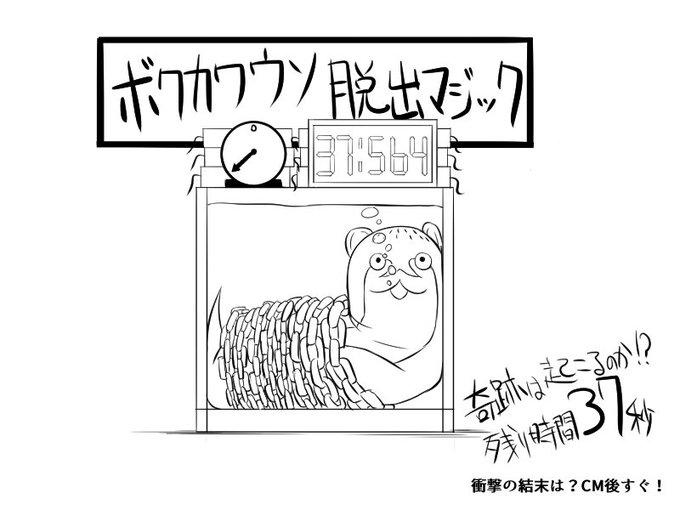 サーカスといえば脱出マジックだよね 