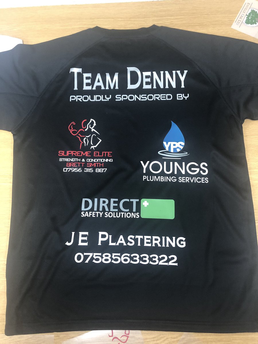 mapleworkwear's tweet photo. Good luck @Tnd91Denny in your big fight tomorrow, T Shirts are ready https://t.co/asgKhZekrX