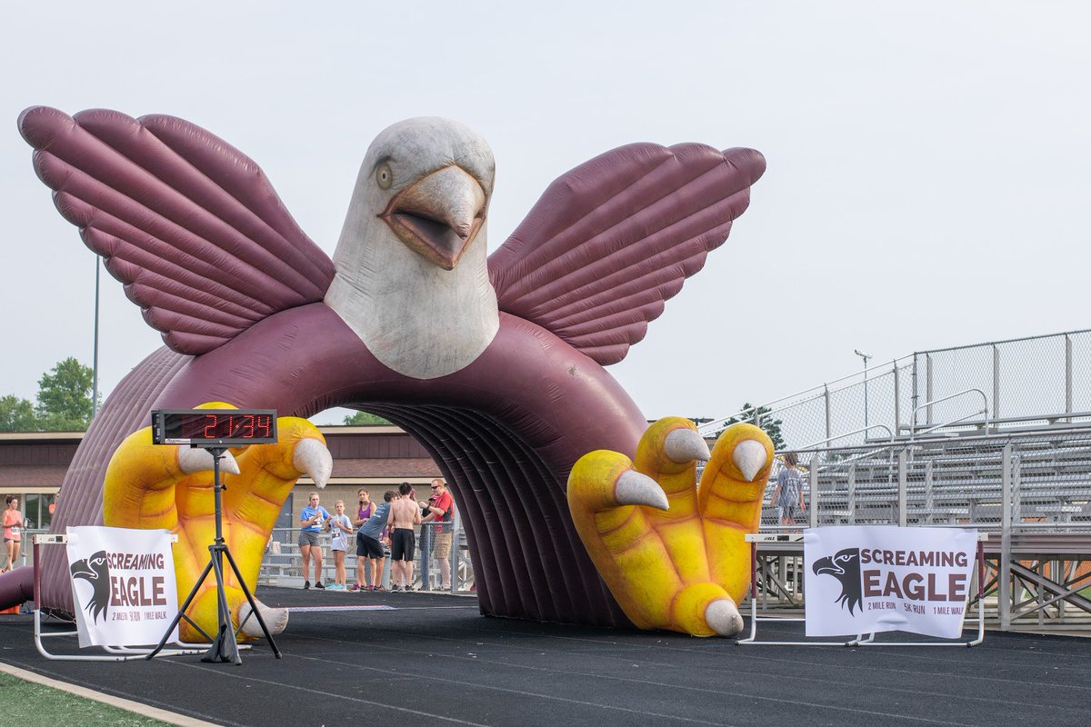 Screaming Eagle 5K Run tweet media