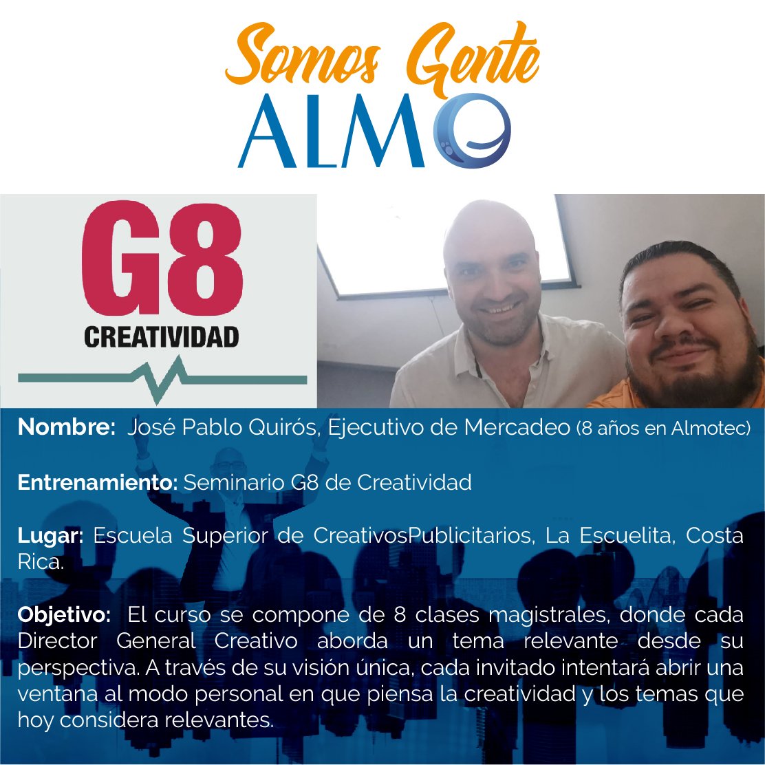CAlmotec's tweet photo. Con el crecimiento y la profesionalización de nuestro personal, impulsamos la educación continua de nuestros colaboradores con una visión: Proveer esperanza de vida. 🎓💪

Con Jose Pablo Quiros

#SomosGenteAlmo #GenerandoHistoriasJuntos https://t.co/zpw5mvmmU2