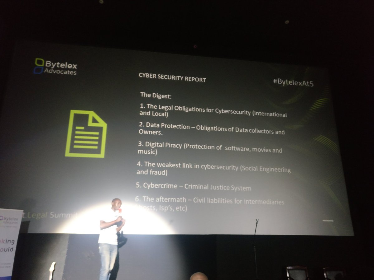 valanchee's tweet photo. @Bytelex The fourth product is the "cybersecurity report" - a periodical that shows the relevant content on privacy and data protection, digital piracy, hacking, etc. Local context is critical #BytelexAt5 https://t.co/Ab2St6ogxZ