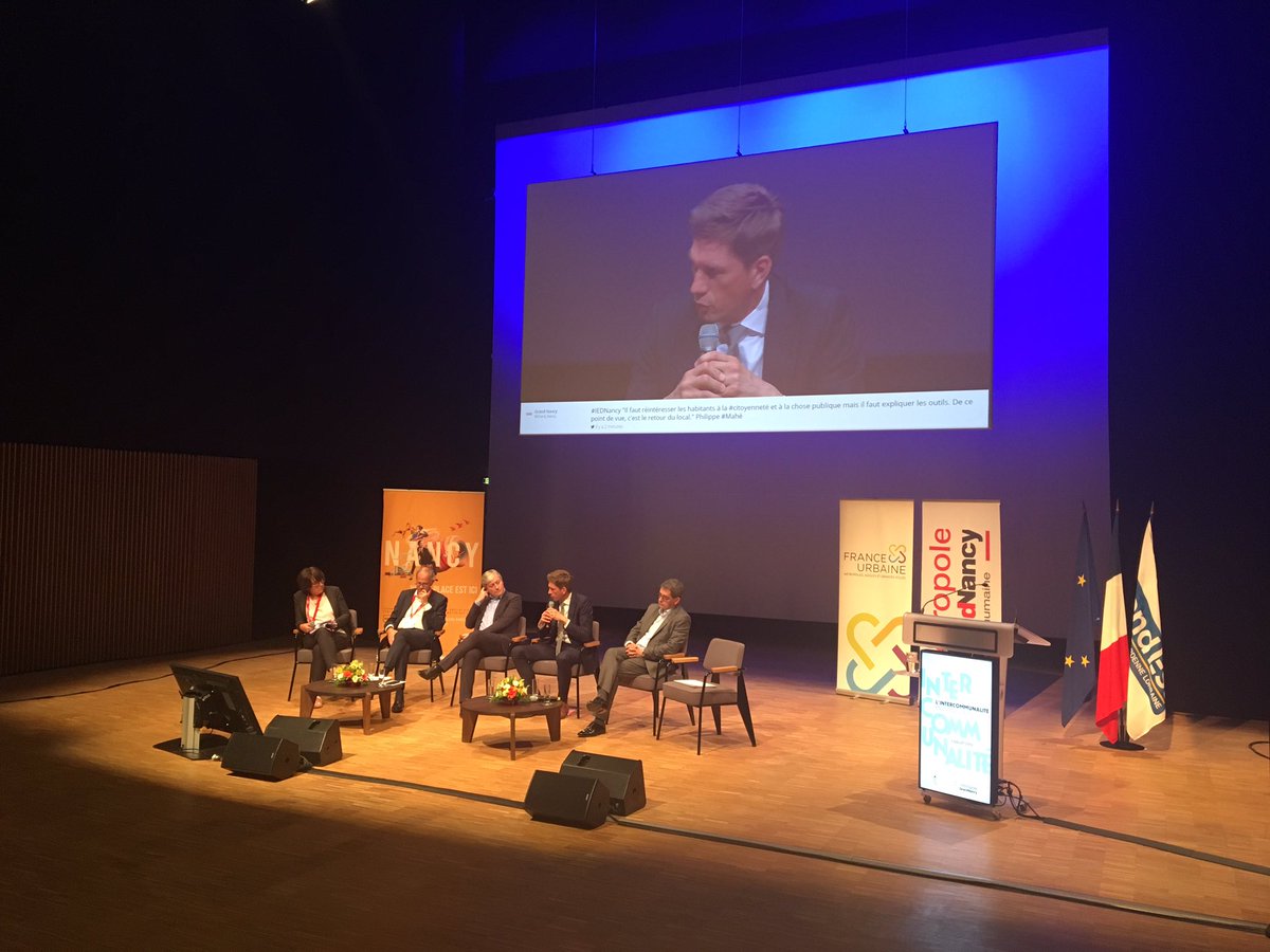 France_urbaine's tweet photo. .@mathieuklein : « Je crois à la décentralisation sur la base du contrat » #collterr #IEDNancy @Grand_Nancy https://t.co/eFbYOetEPF