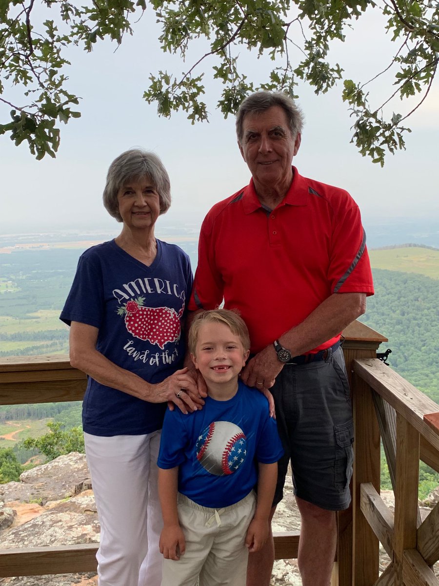 Enjoyed a beautiful #4thofJuly evening on Mount Nebo with family and friends, food and fireworks! 🇺🇸