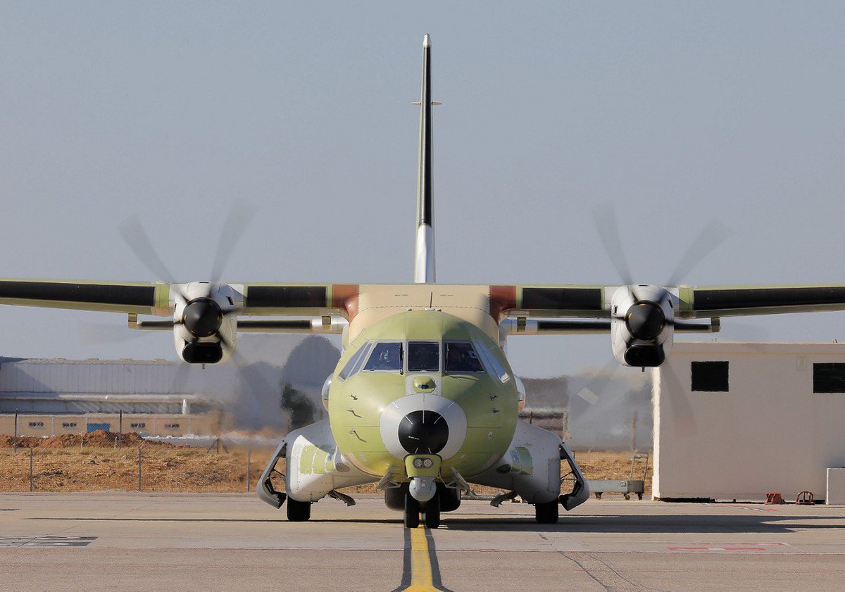 CanadianForces's tweet photo. Canada’s new fixed-winged #SAR aircraft took its first flight today in Seville, Spain, and will begin contractor-led flight testing. https://t.co/UY1Ympp5z2 https://t.co/LxAsI5SHp3