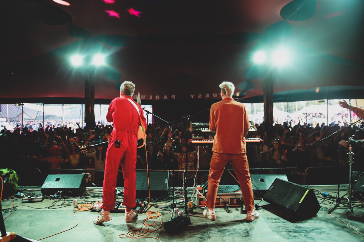 Franc Moody (@francmoody) on Twitter photo Really missing this moment last Saturday. Felt very special for us <a href="/silver_hayes/">Silver_hayes</a> @GlastoFest 😊😊😊 Really missing this moment last Saturday. Felt very special for us <a href="/silver_hayes/">Silver_hayes</a> @GlastoFest 😊😊😊