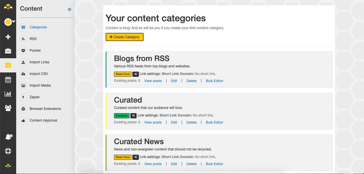 SocialBeeHQ's tweet photo. We've been working on a major revamp of our UI. 💪
What do you think? #SneakPeak #redesign https://t.co/ILfl3vtd4b
