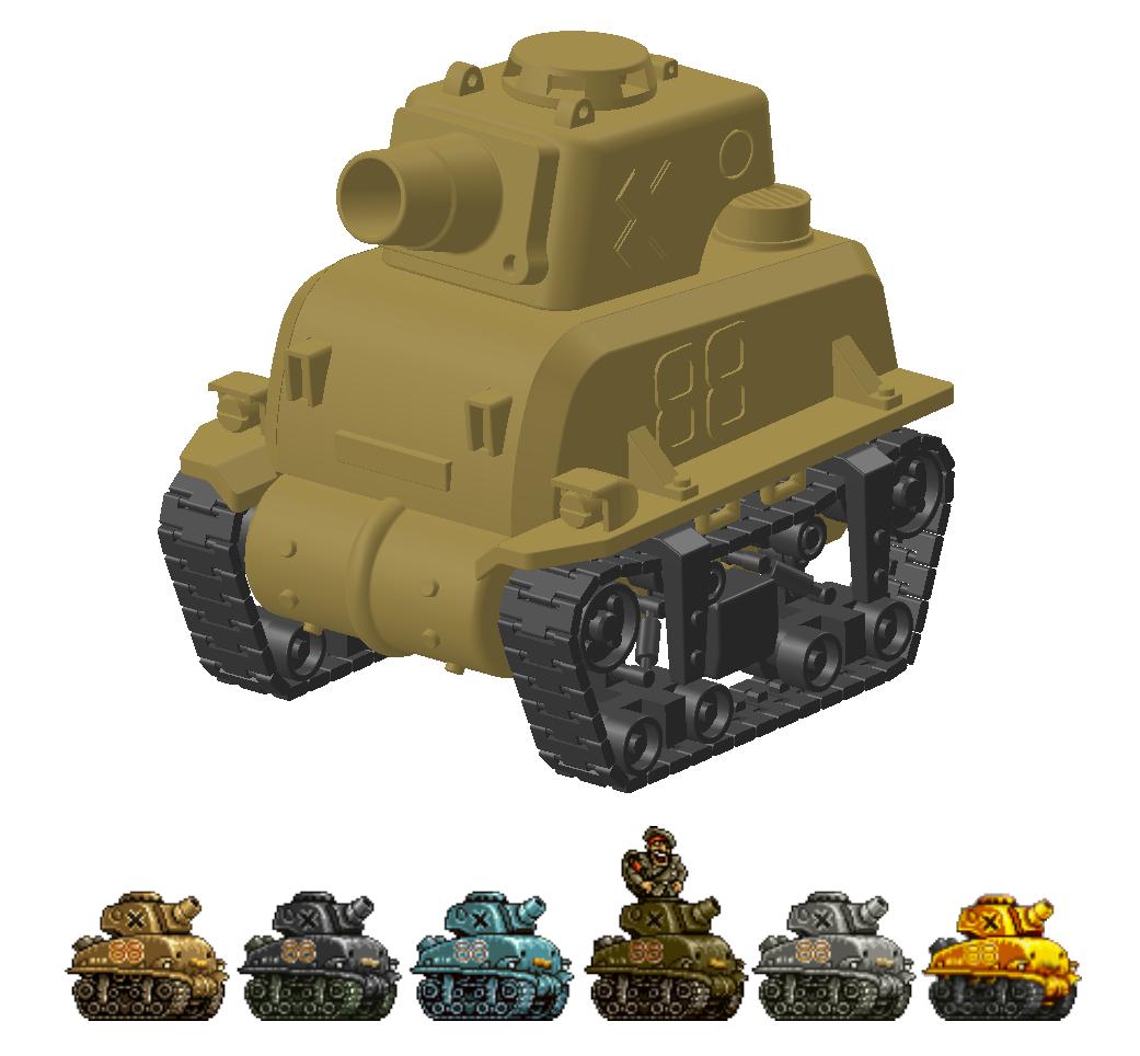 andy22022099's tweet photo. [3D Printing]
Metal Slug Di-cokka model for 3D printing is now released
Pictures for assembly tutorial are in comments

Download link:
https://t.co/S7UkbIe93S https://t.co/xpT1KK3KPm