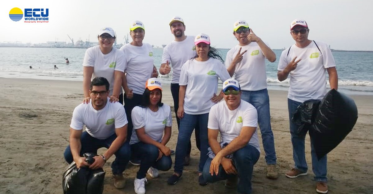 ECUworldwide's tweet photo. Kudos to ECU Worldwide Mexico for embracing ECU Greens - our global environment sustainability campaign. 
Our colleagues in Veracruz and Lazaro Cardenas took to beaches to clean and collect trash with an aim to inspire and adopt eco-friendly ways of living.
#GreatPeopleToMoveWith https://t.co/urgJVcu3zc