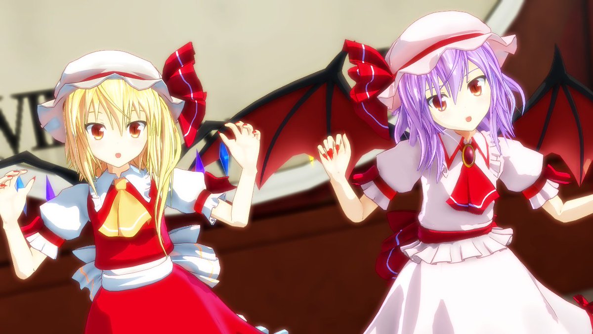 ゆきはね式公式アカウント レミリアとフラン この姉妹は最高ですね フラン作って良かったです 配布は来週末です