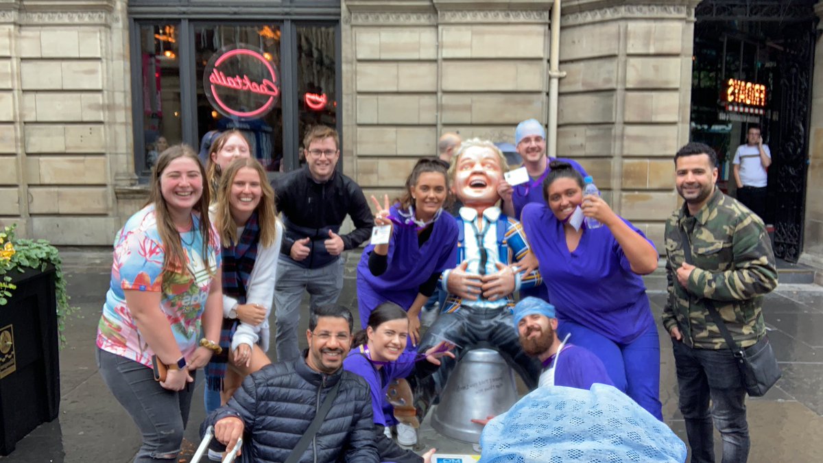 wullie_s's tweet photo. Where’s Wullie at Oor Rod pulling in the crowds all day #OorSelfie @OWBIGBucket @GCH_Charity https://t.co/5KTtgTnvve