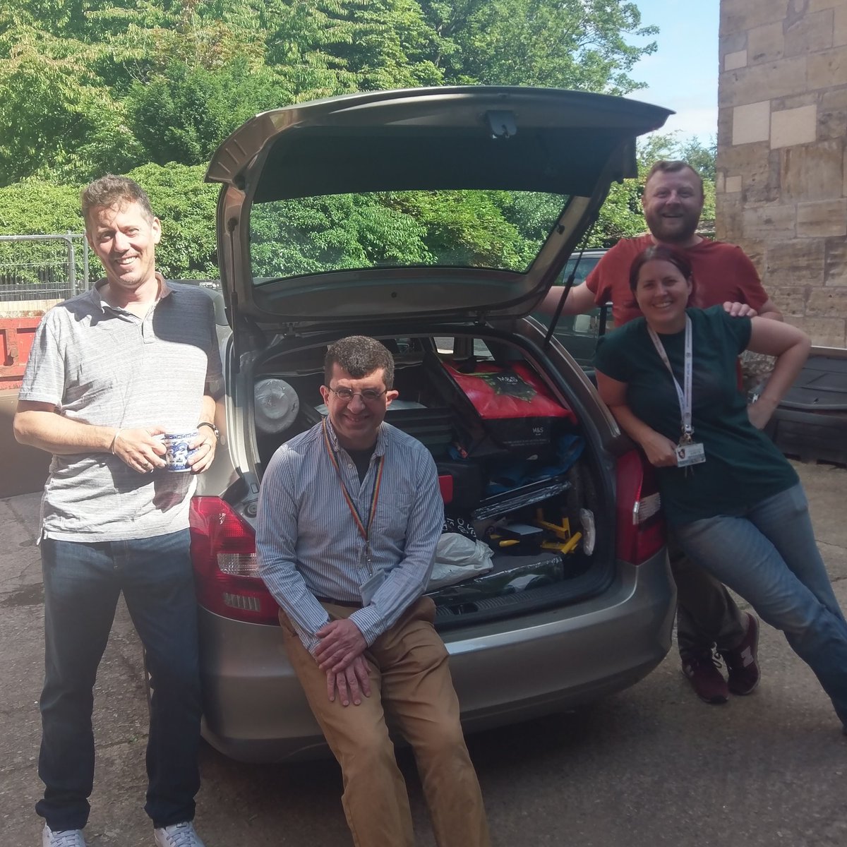 The staff have won car tetris and Dav is heading south for the ferry! See you tomorrow Jersey, we can't wait to be back