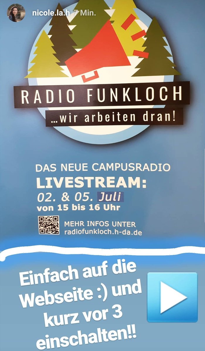 Heute: #hda Campus Radio live um 15 Uhr!! Nicht verpassen. :) #schaltetein #onkomm #mediencampus #radiofunkloch #hochschuledarmstadt