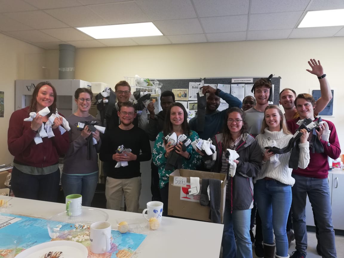 Many thanks to all members of the CBC for donating money and socks towards the sock drive. The final tally was 127 pairs of socks! #warmfeethappyhearts