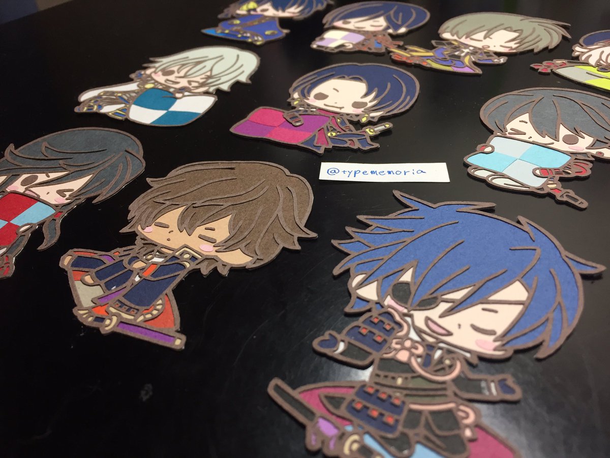 prototype_0217's tweet photo. 「刀剣乱舞」

#切り絵
#刀剣乱舞
#とうらぶ https://t.co/fz7mwresVD