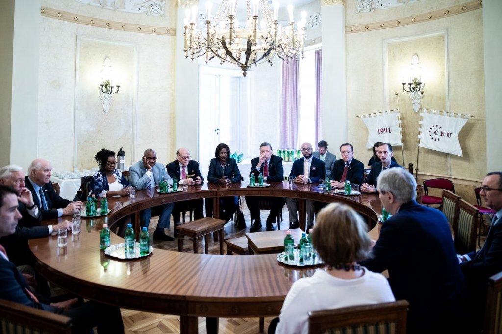 budapestinfo's tweet photo. Bipartisan congressional delegation visit CEU – Budapest Business Journal https://t.co/BVaiYk1pfo https://t.co/dmxvmLQWJH