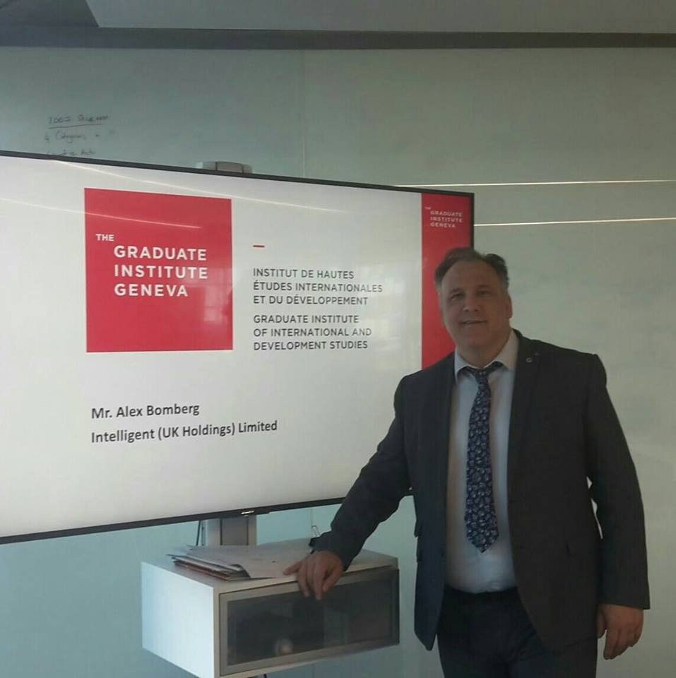 IntIntelligence's tweet photo. In March 2018, our CEO gave a lecture to students at the #GraduateInstitute in #Geneva. If you are interested in counter espionage-related #lectures for your students or workforce, please get in touch. #GuestSpeaker https://t.co/FV0a42GqMv