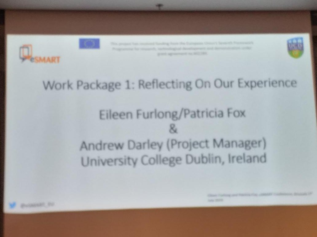 cancernurseEU's tweet photo. Cancer nurses taking the lead π @esmart_eu wp1 presentations from @FurlongEileen Trish Fox #eSmart2019 https://t.co/c4WGl0Hev3