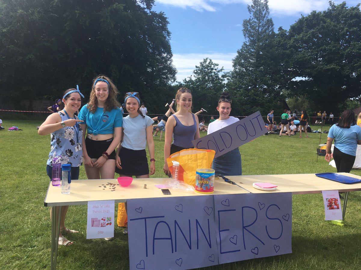 Stalls are doing bumper business - raising lots of 💴 for charity ❤️😊#ching ching