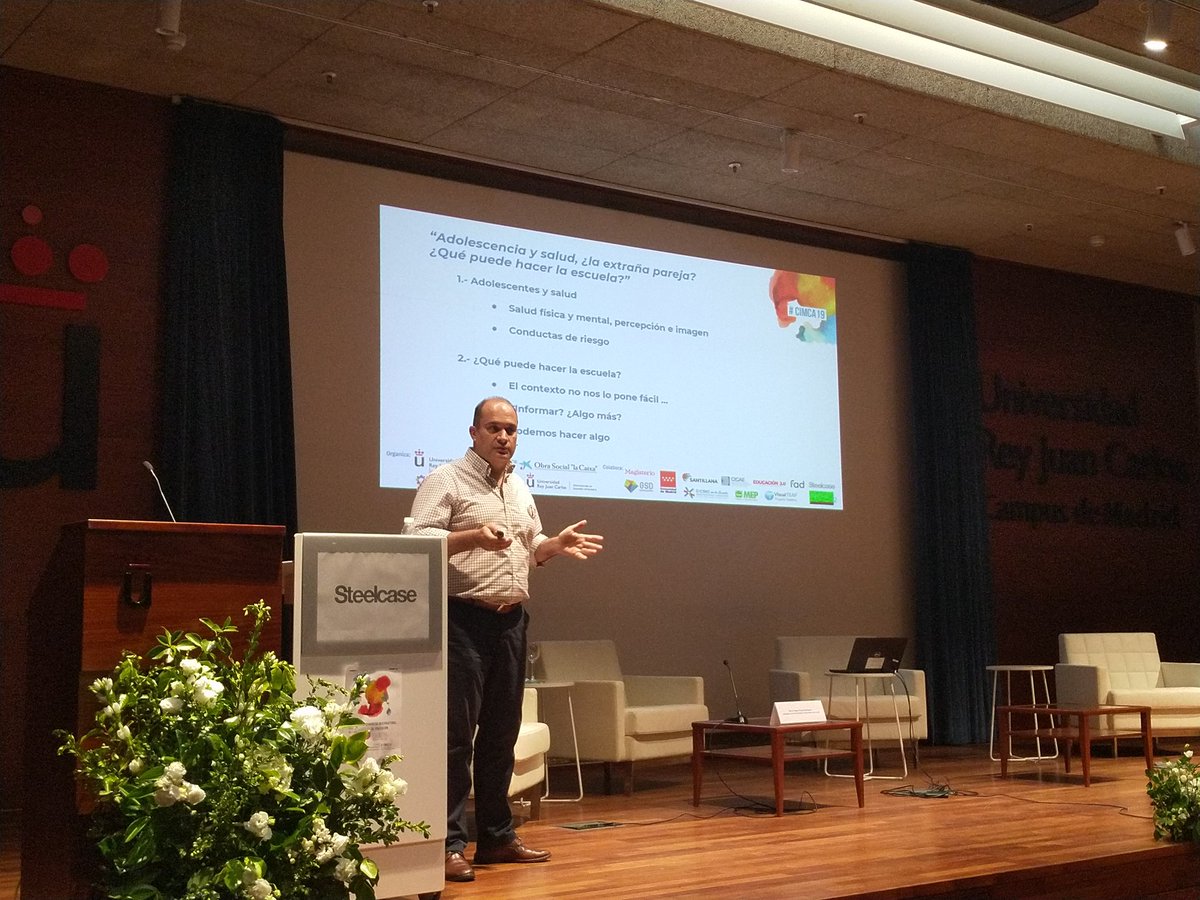flaviagomesf's tweet image. Miguel Ángel Rodríguez trae a #CIMCA19 el retrato de la salud de la juventud española y pone énfasis en la relación entre la coeducación y la salud.