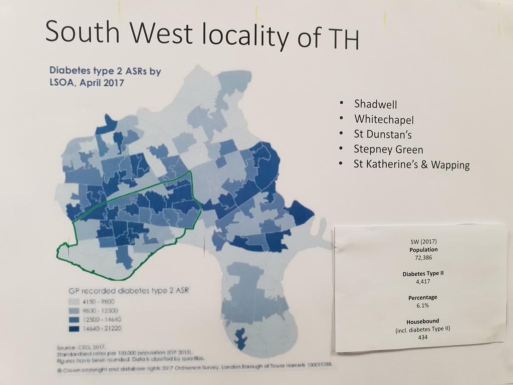 DrAmarShah's tweet photo. The @THCHS1 @NHS_ELFT #TripleAim work with those who have type 2 diabetes and are housebound. Great population-level data, and the start of a theory of change. Next steps: create a measurement plan for #TripleAim outcomes and test the first change ideas https://t.co/i7VJETbAzL