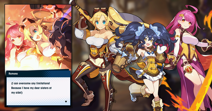 DragaliaLostES's tweet photo. El 11 de Julio comenzará "Flames of Reflection", un nuevo Facility Event en el que podremos construir una instalación que aumente el poder de los adventureros de fuego.

Junto a este evento estará disponible un summon con Ramona y sus hermanas.

#DragaliaLost https://t.co/DVGwbBu6qw