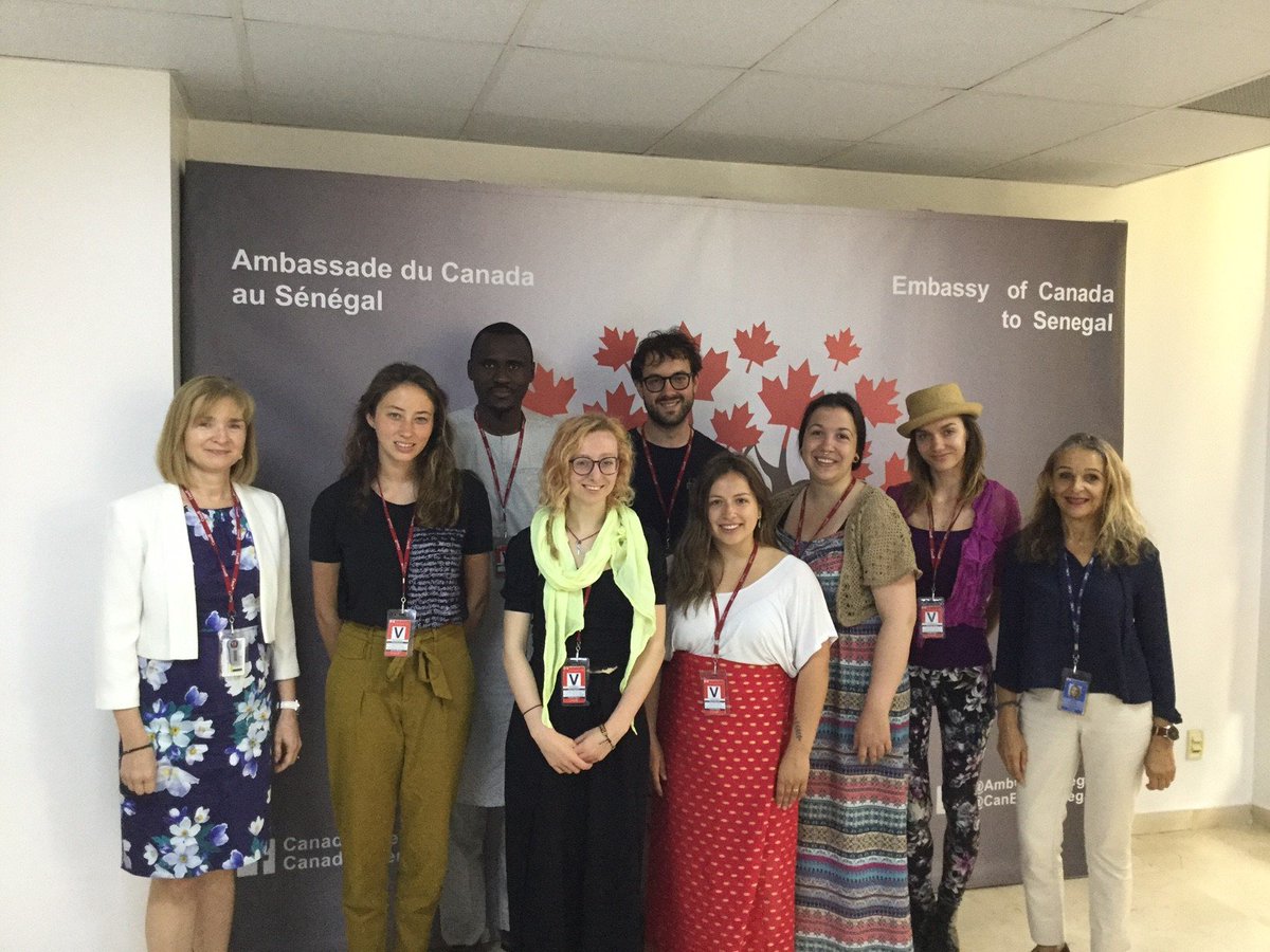 CanEmbSenegal's tweet photo. Happy to welcome in 🇸🇳 new, motivated @centreso interns thanks to @DevCanada's International #Youth Internship Program! They will be spending 6 months with local organisations in #commercialization, agroforestry and media technology #PSIJ #IYIP https://t.co/GEGMyuvO6b