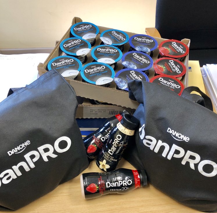smoicles's tweet image. Feeling so so spoilt 😃😃😃. Thank you @DanPro_Danone family for the OFFICE DELIVERY you definitely know the way to my heart. I can’t wait to fuel my passion. #FuelYourPassion #DanPro #ProteinOnTheGo