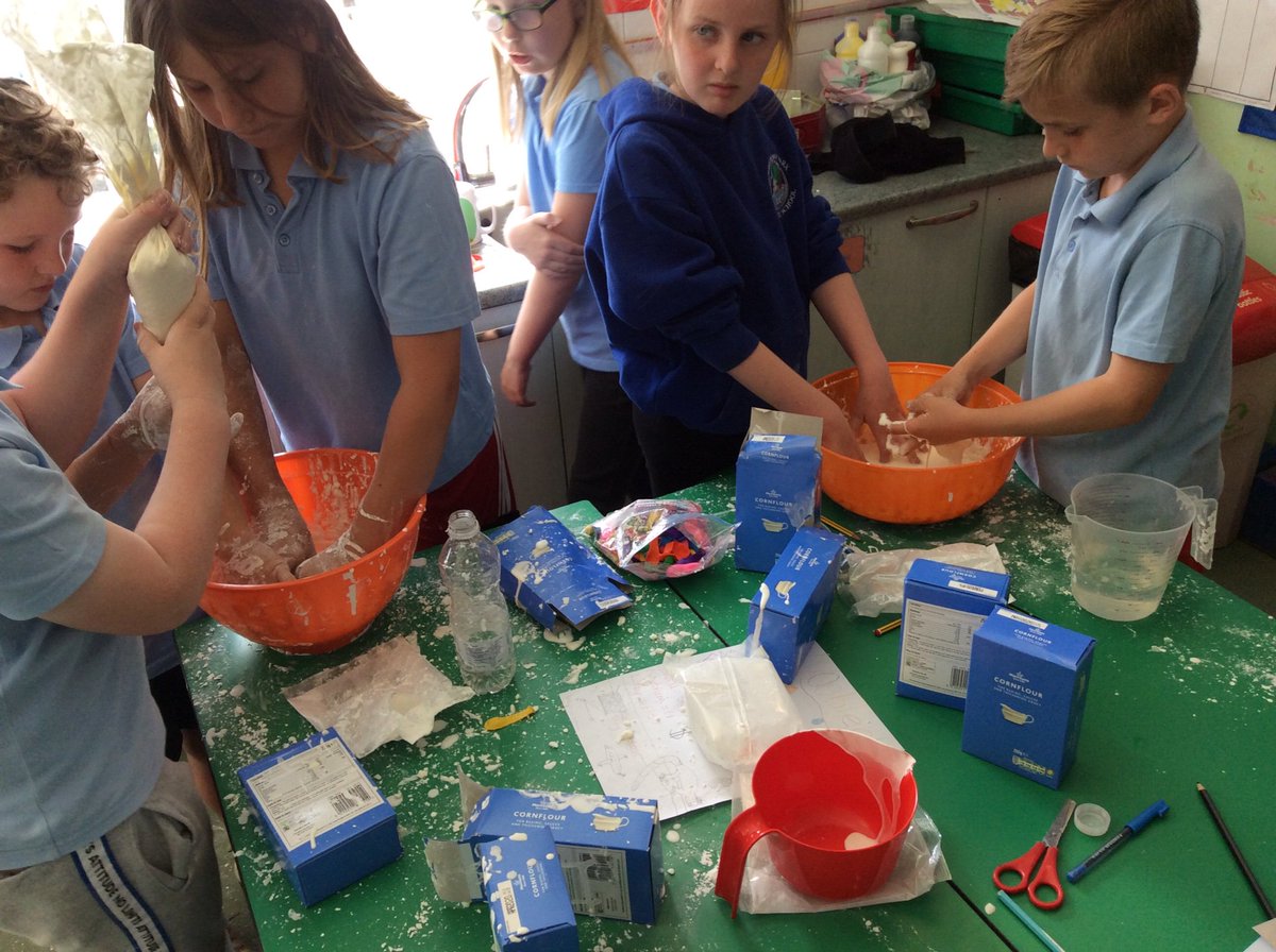 hddpyear4's tweet photo. Slow progress filling these water balloons with oobleck! Quite a bit of mess too! https://t.co/TNAnANBckt