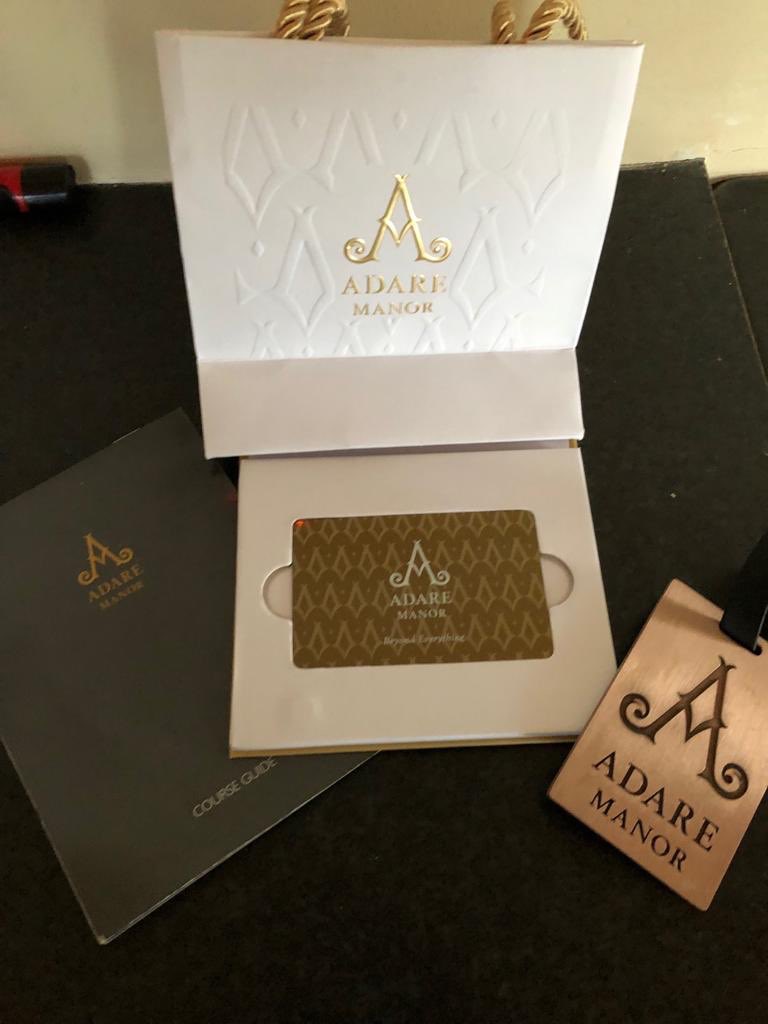 Delighted to announce that the first prize this year is a fourball for the sublime Adare Manor.