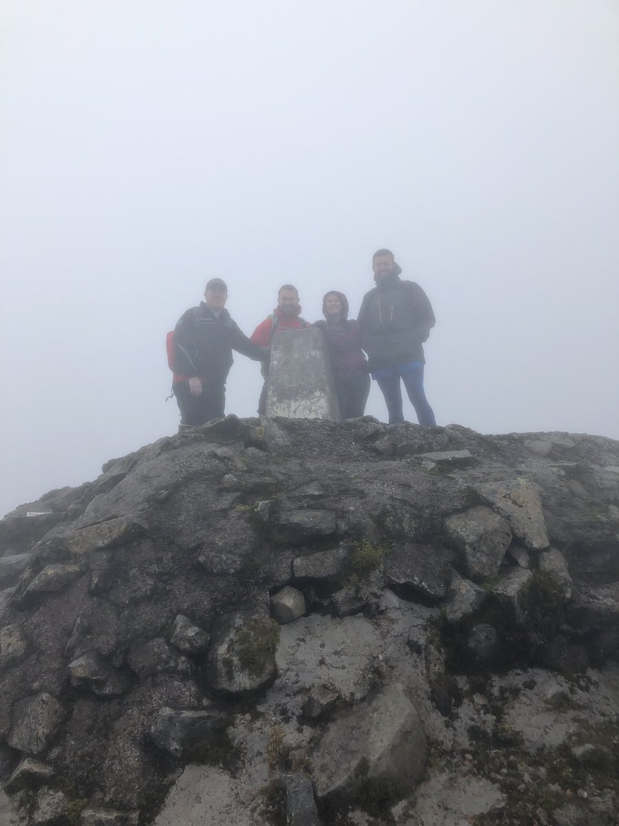 One mountain down (or should that say ‘up’) - 2 to go - intrepid <a href="/BaldwinsSEast/">Azets UK (Previously Baldwins South East)</a> explorers enjoying the Scottish weather on top of Ben Nevis.  All in a good cause for Leukemia justgiving.com/crowdfunding/b…

IMG_0302.jpeg