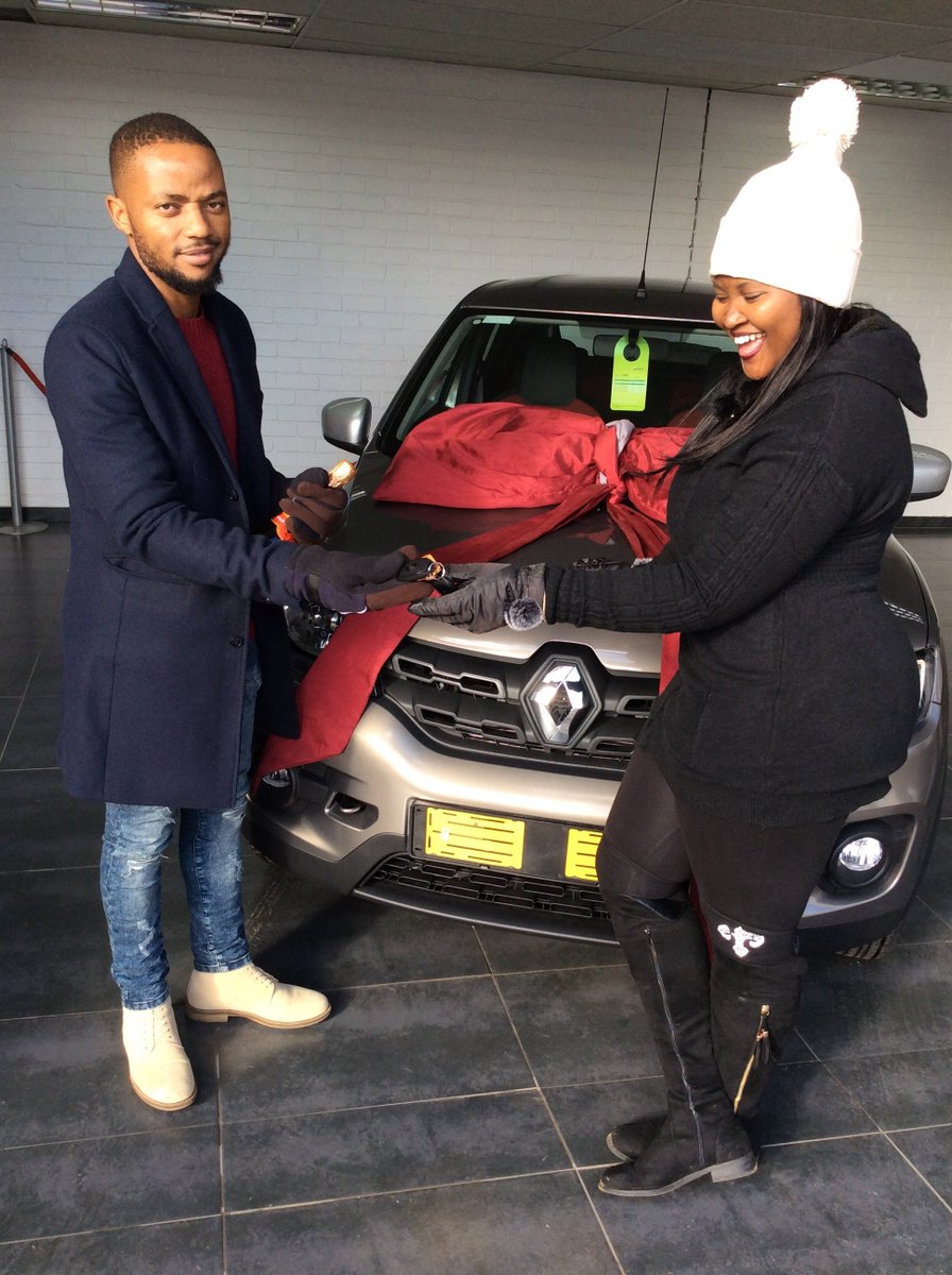 RenaultWelkom's tweet photo. Congratulations with the purchase of your new Renault Kwid Simon! May you enjoy many safe and happy journeys. #RenaultGetCloser https://t.co/WZIngEZuj7