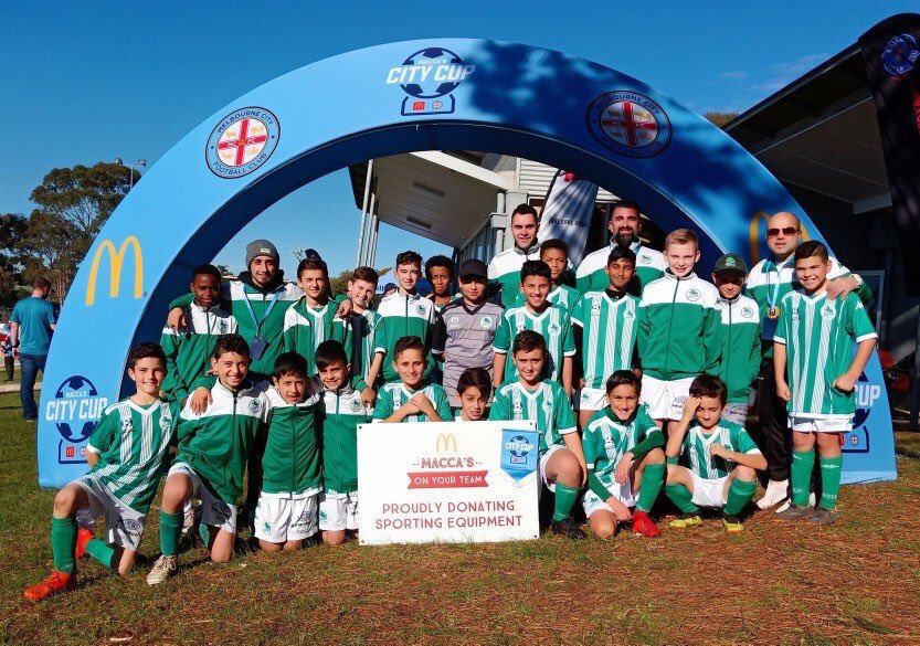 GreenGullySC's tweet photo. The Maccaβs City Cup was held @RosebudSC1950 today, well done to our U12 footballers who won the final. Our @GreenGullySC U12 Green team now progresses to the state finals. Thanks to @MelbourneCity for organising and putting on a great event. #ggsc #greengullysc #maccascitycup https://t.co/KrC4WppAl3