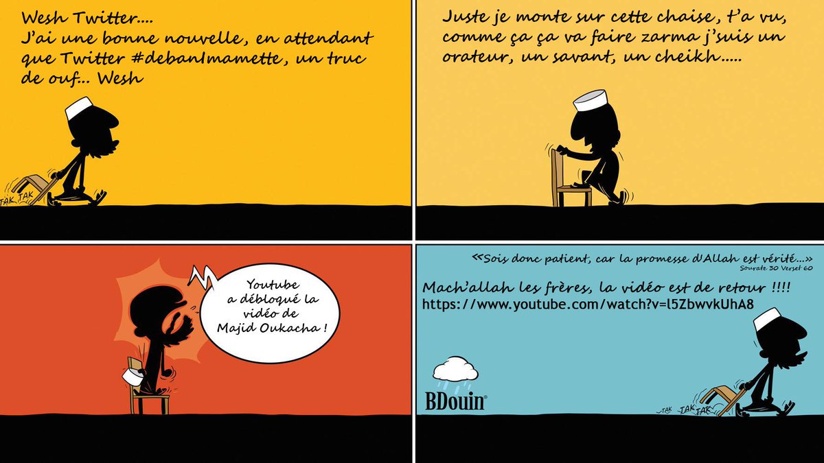 ApostatKafir's tweet photo. @MajidOukacha #majidOukacha #DebanImamette
Youtube qui rétabli si vite une vidéo susceptible d'être taxée d'islamophobie c'est un miracle ! Leur algorithme n'est pas si invincible que ça. Il reste de l'humain quelque part. 

https://t.co/hGTBiOcxoH https://t.co/27vuvI6meV