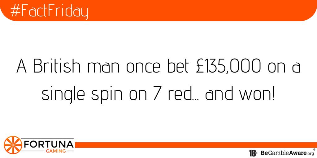 #FortunaFact: Imagine being that lucky...🍀 #roulette #luck #responsiblegambling #fortunagaming