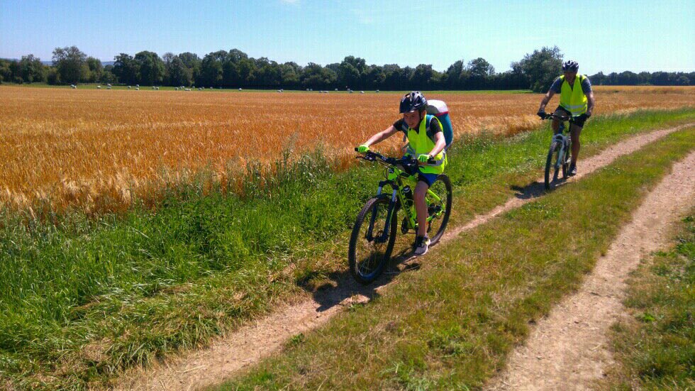 Sortie VTT pour la première promo du dispositif APPN qui termine l’année en beauté sous le soleil, dans la joie et la bonne humeur !