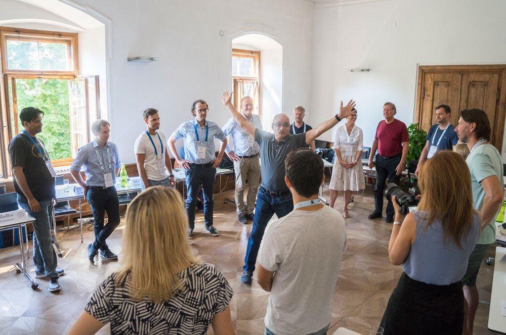 Yesterday we kicked off the third Startup Executive Academy and welcomed the SEA Class of 2019 🎉 During the Innovation Gym session our participants didn't have to break a sweat but the ice between them was definitely broken afterwards! 😂 #SEA19 #SiliconCastles #Innovation