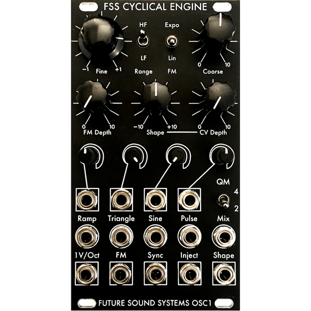 MatttechModular's tweet photo. OSC1 CYCLICAL ENGINE from @FutureSndSystem now in stock! A fully analogue oscillator with integrated vcas for AM, level control and VC-mixing https://t.co/8kdBY6Qalr #eurorack #modularsynth #futuresoundsystems https://t.co/qndSPvbVNo