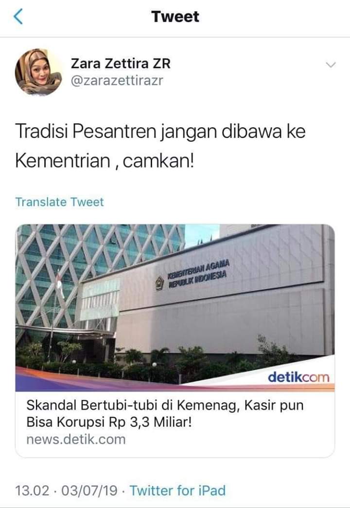 jansen_jsp's tweet photo. Jika benar twett ini dr kakak saya kak @zarazettirazr, mendahului beliau agar soal ini tdk terus jadi polemik, saya pribadi minta maaf kpd teman² pesantren dan khususnya sahabat² saya dari NU yg tersinggung atas twett tsb. Dari hati yg paling dalam saya minta maaf.🙏@nu_online https://t.co/BQMkFKtip5