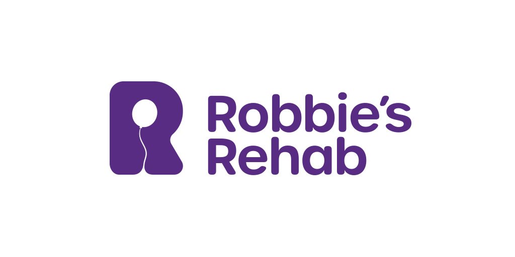 designhouseUK's tweet photo. Up, up and away ... our new identity for Robbie’s Rehab launched last night. Read all about it here https://t.co/PiINmR0svS  #rebrand #branding #brandidentity #design #logo #braintumour #braintumourawareness #fundraising https://t.co/x90JzCgYl1