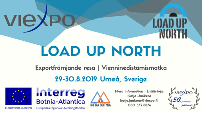 Paikkoja on vielä jäljellä! / Platser finns ännu kvar! Lisätietoja / Mera information: viexpo.fi/2019/05/08/vie…
#vienninedistäminen #loadupnorth
