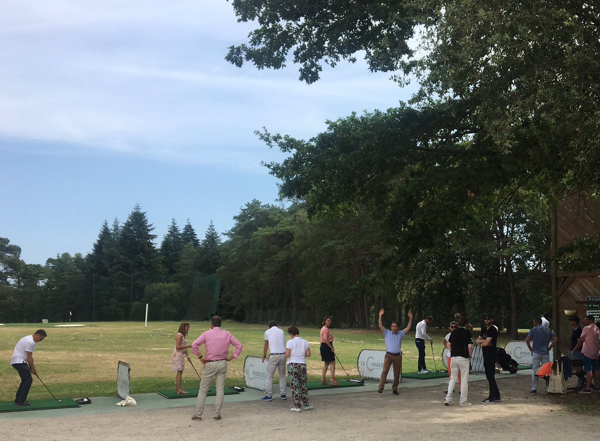hmore44's tweet photo. Initiation au golf dans le cadre de la 7ème édition du #MarcelTrophy ☀⛳ L'occasion de rassembler comme chaque année les clients et partenaires de @Efficonnect, @pogotango_fr, @comcafeine et pour la première fois, @EnjoyYourBiz ! #golf @EWD_group #enjoyworkingdifferently https://t.co/Rjz50cmZTA