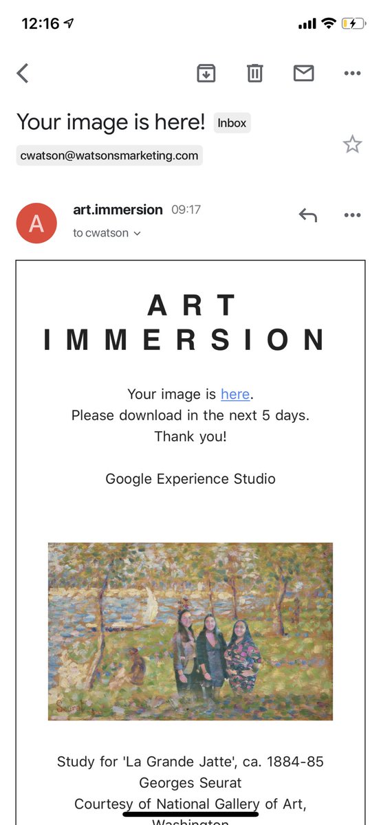 Watsonmydear's tweet photo. Us early birds from #Belfast @trainingmatches team had to try a little art immersion in @google European HQ this morning
- check us / it out
#GoogleBB #TrainingMatchmaker https://t.co/abYZxVpLlP