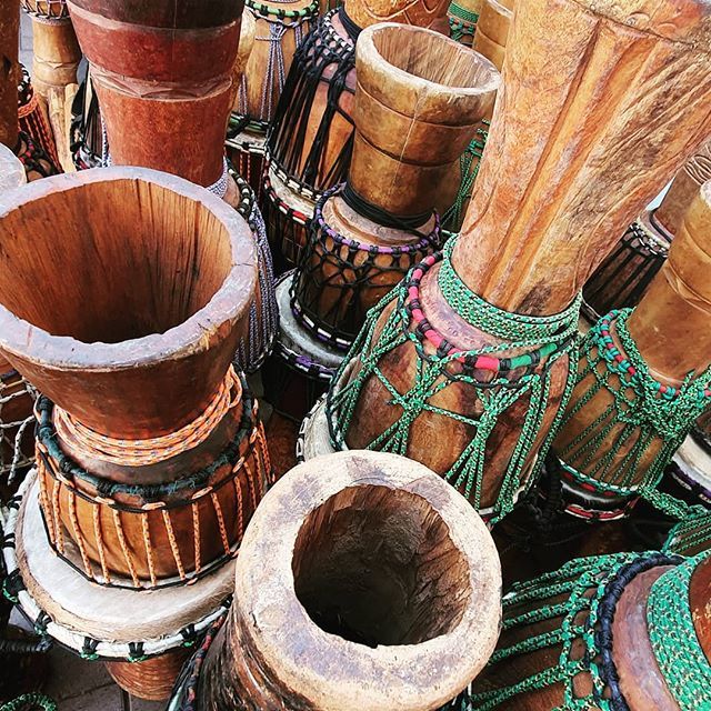 Our friends at @beyondteambuildingsa are setting up for an afternoon of fun with clients. Let the #AfricanBeats begin!