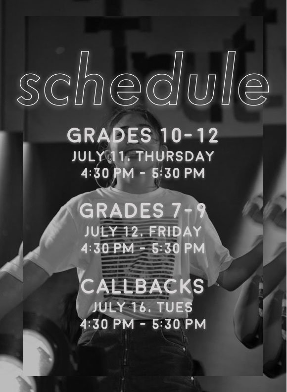 SHSAglaia's tweet photo. Dance in the glory of God and be part of our family! 🔥

Show us your best dance moves this Thursday and Friday (July 11 &amp; 12) in this year's Dance club auditions. Check the posters below for further details. Contact Carla Cabel and Chayana Alcazar for inquiries. See yall there!! https://t.co/1QwhrMYcd2