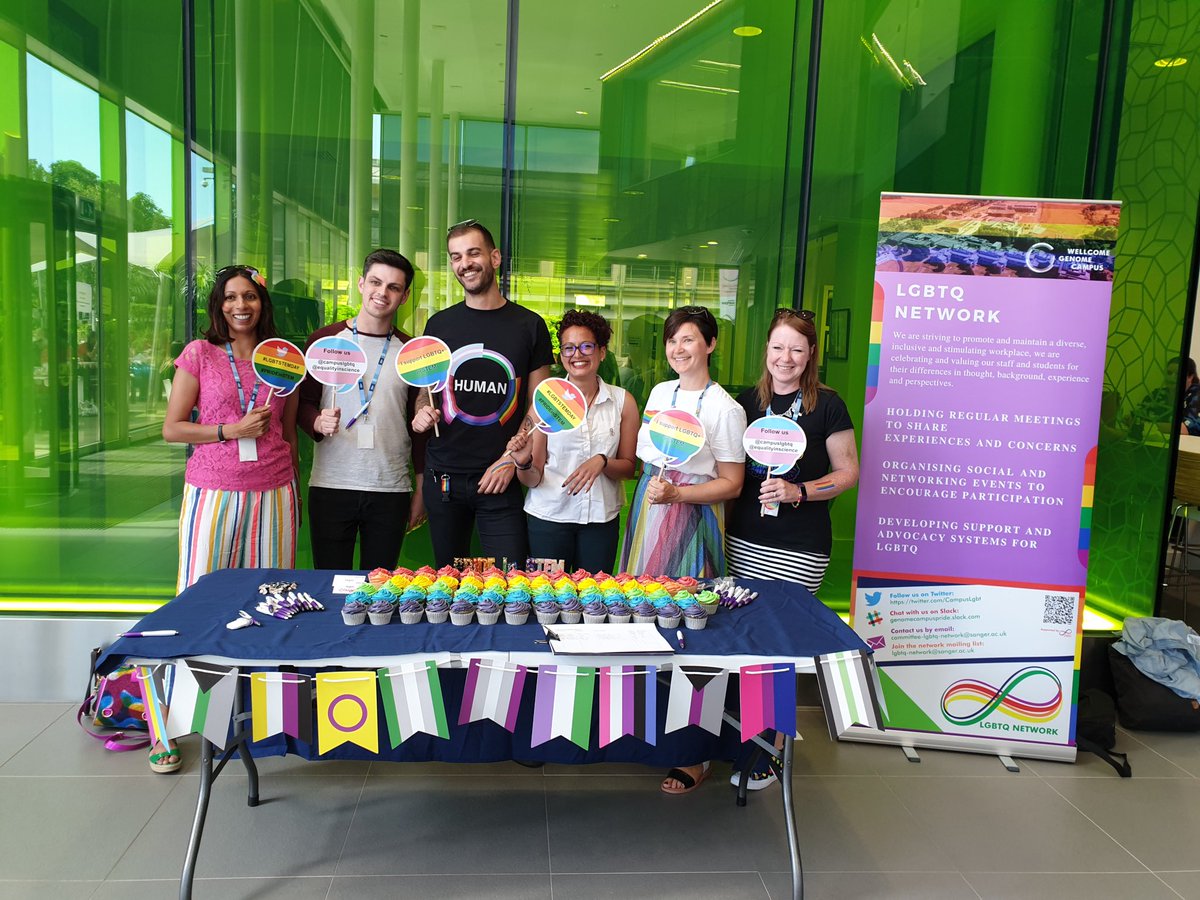 laidlawsean's tweet image. Proud to be a part of the #LGBTSTEMDay at the Sanger Institute ⁦@CampusLgbtq⁩ ⁦@sangerinstitute⁩ ⁦@EqualityScience⁩ ⁦@yalahowy⁩ #PRIDEinSTEM